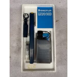 Staedtler Mars 700 Technical Pen Set with Marsmatic 745 Ink Germany Vintage